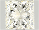 Natural Diamond 1.52 Carats, Princess with  Cut, J Color, VVS1 Clarity and Certified by IGI