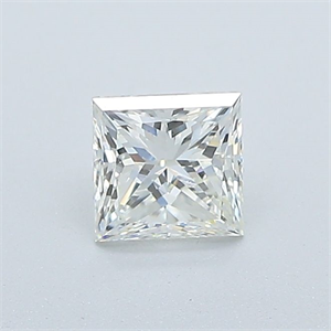 Foto Diamante Natural 0.50 quilates, Princesa , Color I, claridad VVS2 y certificado GIA de