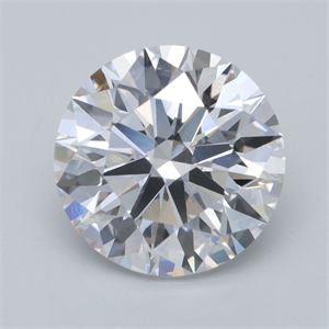 Picture of Lab Grown Diamond 7.18 Carats, Round with Ideal Cut, F Color, VVS1 Clarity and Certified by IGI