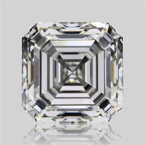 Picture of Natural Diamond 2.05 Carats, Asscher with  Cut, J Color, VS2 Clarity and Certified by GIA