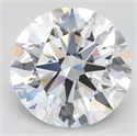 Lab Grown Diamond 3.08 Carats, Round with Excellent Cut, D Color, IF Clarity and Certified by GIA