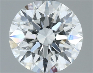 Foto Diamante Natural 0.58 quilates, Redondo , Color H, claridad VVS2 y certificado GIA de