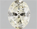 Natural Diamond 1.01 Carats, Oval with  Cut, L Color, VS1 Clarity and Certified by GIA