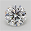 Lab Grown Diamond 1.02 Carats, Round with Ideal Cut, D Color, VVS2 Clarity and Certified by IGI