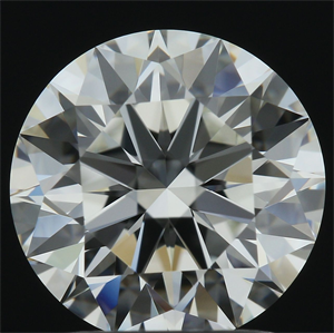 Picture of Natural Diamond 2.12 Carats, Round with Excellent Cut, H Color, VVS2 Clarity and Certified by GIA