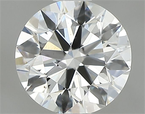 Picture of Natural Diamond 0.70 Carats, Round with Excellent Cut, G Color, SI1 Clarity and Certified by GIA