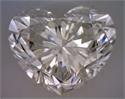 Natural Diamond 3.00 Carats, Heart with  Cut, I Color, SI2 Clarity and Certified by GIA
