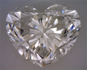 Picture of Natural Diamond 3.00 Carats, Heart with  Cut, I Color, SI2 Clarity and Certified by GIA