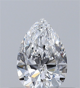 Picture of Natural Diamond 0.30 Carats, Pear with  Cut, D Color, VVS2 Clarity and Certified by GIA