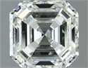 Natural Diamond 2.01 Carats, Asscher with  Cut, J Color, VS2 Clarity and Certified by IGI