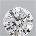 Lab Grown Diamond 1.53 Carats, Round with Ideal Cut, D Color, VVS2 Clarity and Certified by IGI