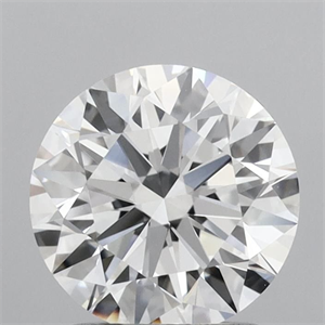 Picture of Lab Grown Diamond 1.53 Carats, Round with Ideal Cut, D Color, VVS2 Clarity and Certified by IGI
