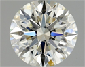 Natural Diamond 0.83 Carats, Round with Excellent Cut, L Color, VVS1 Clarity and Certified by GIA