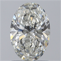 Natural Diamond 1.01 Carats, Oval with  Cut, I Color, VS2 Clarity and Certified by GIA