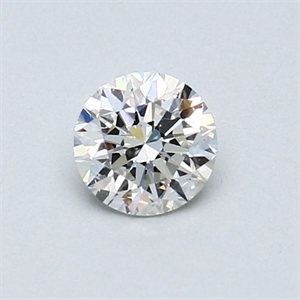 Picture of Natural Diamond 0.40 Carats, Round with Very Good Cut, J Color, VS2 Clarity and Certified by GIA