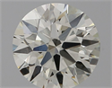Natural Diamond 1.09 Carats, Round with Excellent Cut, J Color, VVS2 Clarity and Certified by IGI