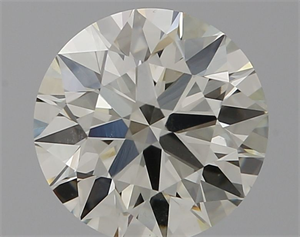 Picture of Natural Diamond 1.09 Carats, Round with Excellent Cut, J Color, VVS2 Clarity and Certified by IGI