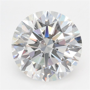 Picture of Lab Grown Diamond 3.10 Carats, Round with Ideal Cut, E Color, IF Clarity and Certified by IGI