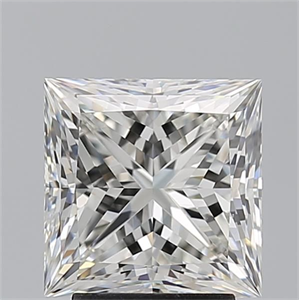 Picture of Natural Diamond 3.21 Carats, Princess with  Cut, H Color, VS1 Clarity and Certified by GIA