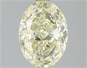 Natural Diamond 2.07 Carats, Oval with  Cut, M Color, VVS2 Clarity and Certified by HRD