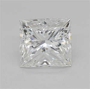 Picture of Natural Diamond 1.20 Carats, Princess with  Cut, H Color, VS1 Clarity and Certified by GIA