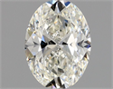 Natural Diamond 0.90 Carats, Oval with  Cut, I Color, VS2 Clarity and Certified by GIA