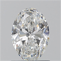 Natural Diamond 1.01 Carats, Oval with  Cut, E Color, SI1 Clarity and Certified by GIA