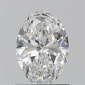 Picture of Natural Diamond 1.01 Carats, Oval with  Cut, E Color, SI1 Clarity and Certified by GIA