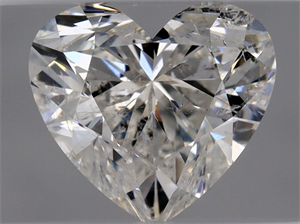 Picture of Natural Diamond 1.00 Carats, Heart with  Cut, G Color, SI1 Clarity and Certified by HRD