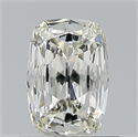 Natural Diamond 0.54 Carats, Cushion with  Cut, K Color, VVS2 Clarity and Certified by GIA