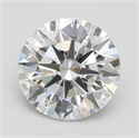Lab Grown Diamond 2.52 Carats, Round with Ideal Cut, G Color, VS1 Clarity and Certified by IGI