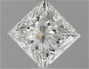 Natural Diamond 0.79 Carats, Princess with  Cut, I Color, VVS2 Clarity and Certified by GIA