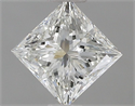 Natural Diamond 0.79 Carats, Princess with  Cut, I Color, VVS2 Clarity and Certified by GIA
