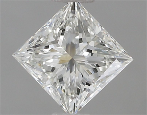 Picture of Natural Diamond 0.79 Carats, Princess with  Cut, I Color, VVS2 Clarity and Certified by GIA