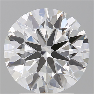Picture of Lab Grown Diamond 3.00 Carats, Round with Very Good Cut, E Color, VS1 Clarity and Certified by IGI