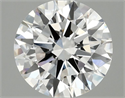 Del inventario de diamantes de laboratorio, 2.42 quilates, Redondo , Color F, claridad VVS2 y certificado IGI