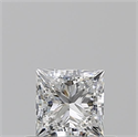 Diamante Natural 0.50 quilates, Princesa , Color G, claridad VVS2 y certificado GIA