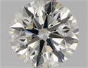 Natural Diamond 0.90 Carats, Round with Excellent Cut, J Color, VS1 Clarity and Certified by GIA