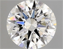 Natural Diamond 0.50 Carats, Round with Excellent Cut, G Color, SI1 Clarity and Certified by GIA