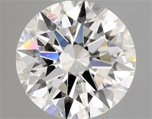 Picture of Natural Diamond 0.50 Carats, Round with Excellent Cut, G Color, SI1 Clarity and Certified by GIA