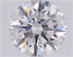 Picture of Lab Grown Diamond 1.20 Carats, Round with Excellent Cut, D Color, VS1 Clarity and Certified by IGI
