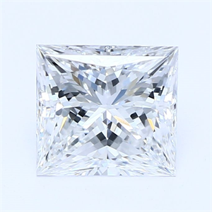 Foto Diamante Natural 1.03 quilates, Princesa , Color F, claridad VS1 y certificado GIA de