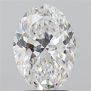 Foto Diamante Natural 2.50 quilates, Ovalado , Color D, claridad VS2 y certificado GIA de