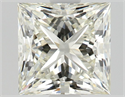 Natural Diamond 1.11 Carats, Princess with  Cut, L Color, VVS1 Clarity and Certified by GIA