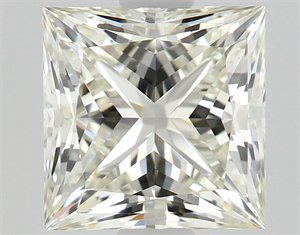 Picture of Natural Diamond 1.11 Carats, Princess with  Cut, L Color, VVS1 Clarity and Certified by GIA
