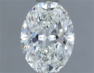 Picture of Natural Diamond 0.70 Carats, Oval with  Cut, H Color, VS1 Clarity and Certified by IGI