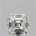Diamante Natural 1.50 quilates, Asscher , Color I, claridad VVS2 y certificado GIA