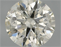 Diamante Natural 0.40 quilates, Redondo , Color J, claridad I1 y certificado IGI