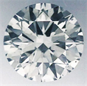 Diamante redondo de 0,41 quilates con corte ideal, color H, claridad VS2 y certificado por CGL