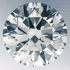 Picture of 0.41 Carats, Round Diamond with Ideal Cut, H Color, VS2 Clarity and Certified By CGL